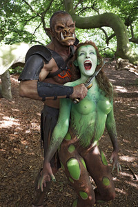 GEEK ART: Märchenwald / Enchanted Forest Bodypainting