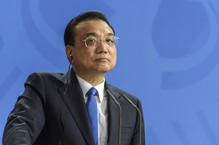 Pressekonferenz mit Angela Merkel und Li Keqiang in Berlin
