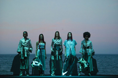 Marcos Luengo Fashion Show auf der Mercedes-Benz Fashion Week Madrid Spring/Summer 2019