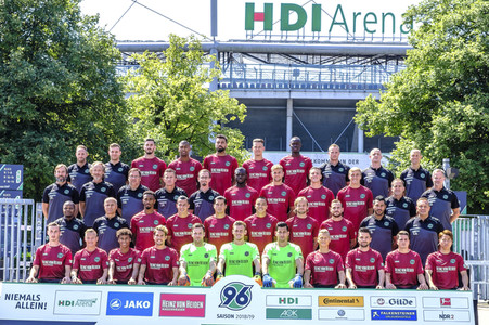 Hannover 96 Kader der-Präsentation in Hannover