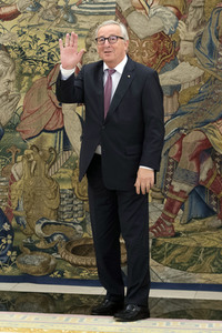 Empfang mit König Felipe und Jean-Claude Juncker in Madrid