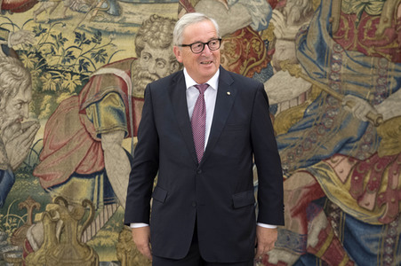 Empfang mit König Felipe und Jean-Claude Juncker in Madrid