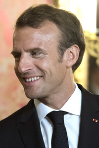 Empfang von König Felipe und Präsident Macron in Madrid
