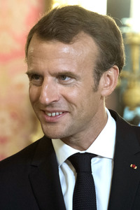 Empfang von König Felipe und Präsident Macron in Madrid