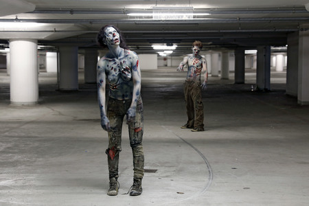 GEEK ART: Zombie-Apokalypse / Zombie Apocalypse Bodypainting