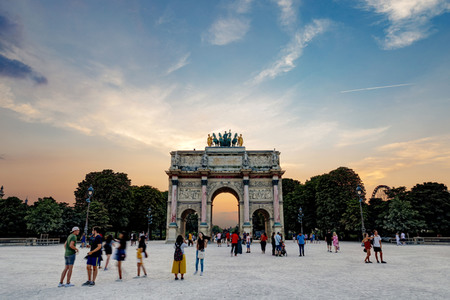 Arc de Triomphe du Carrousel in Paris