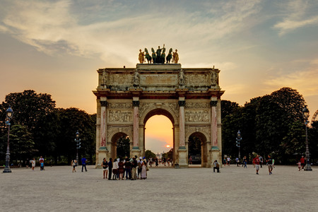Arc de Triomphe du Carrousel in Paris