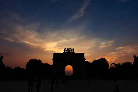 Arc de Triomphe du Carrousel in Paris