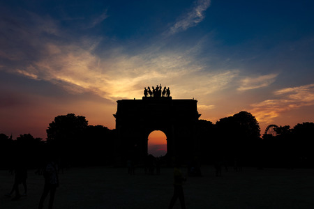 Arc de Triomphe du Carrousel in Paris