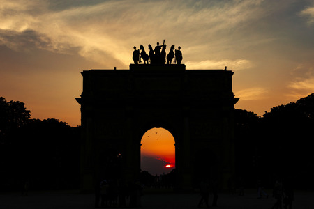 Arc de Triomphe du Carrousel in Paris