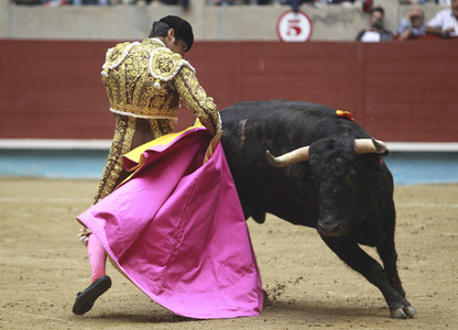 Stierkampf in Pontevedra
