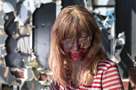 Cosplay-Photoshooting 'The Walking Dead' in Hannover
