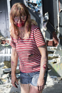 Cosplay-Photoshooting 'The Walking Dead' in Hannover