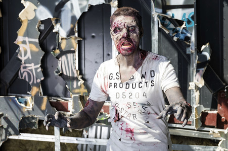 Cosplay-Photoshooting 'The Walking Dead' in Hannover