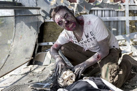 Cosplay-Photoshooting 'The Walking Dead' in Hannover