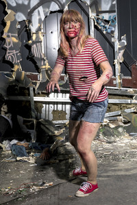 Cosplay-Photoshooting 'The Walking Dead' in Hannover