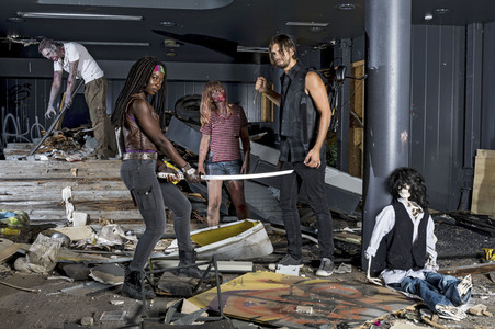 Cosplay-Photoshooting 'The Walking Dead' in Hannover