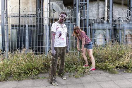 Cosplay-Photoshooting 'The Walking Dead' in Hannover