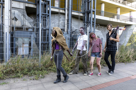 Cosplay-Photoshooting 'The Walking Dead' in Hannover