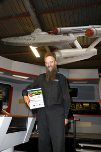 Übergabe von EU-Fördergeldern für Star Trek Museum in Bad Münder