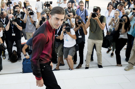 Photocall mit Michele Riondino, Internationale Filmfestspiele von Venedig 2018