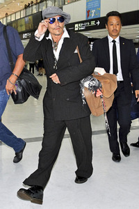 Ankunft von Johnny Depp in Narita
