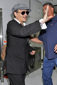 Ankunft von Johnny Depp in Narita