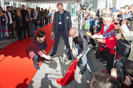 Stern für Keith Carradine auf dem OLB-Walk of Fame in Oldenburg
