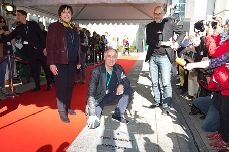 Stern für Keith Carradine auf dem OLB-Walk of Fame in Oldenburg