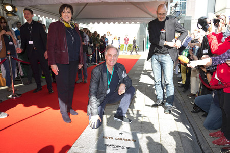 Stern für Keith Carradine auf dem OLB-Walk of Fame in Oldenburg