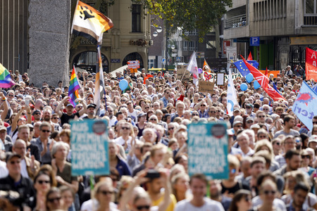 Demo 'Köln zeigt Haltung' in Köln