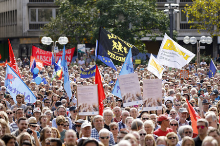 Demo 'Köln zeigt Haltung' in Köln