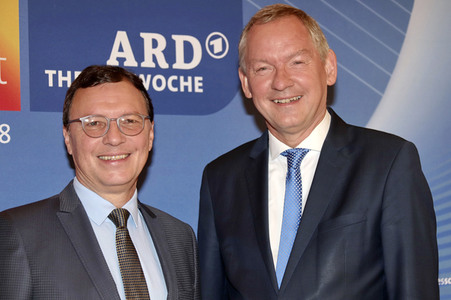 Fototermin zur ARD Themenwoche 'Gerechtigkeit' in Hamburg