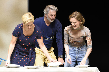 Theaterprobe 'Willkommen bei den Hartmanns' in Berlin