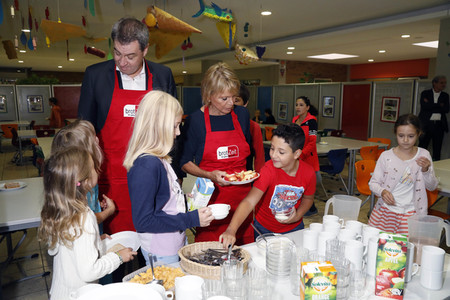 Schulfrühstück der Organisation brotZeit e.V. in München
