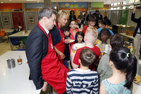 Schulfrühstück der Organisation brotZeit e.V. in München