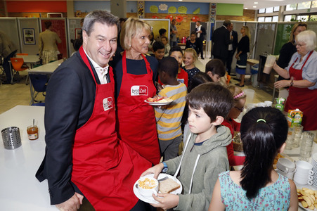 Schulfrühstück der Organisation brotZeit e.V. in München