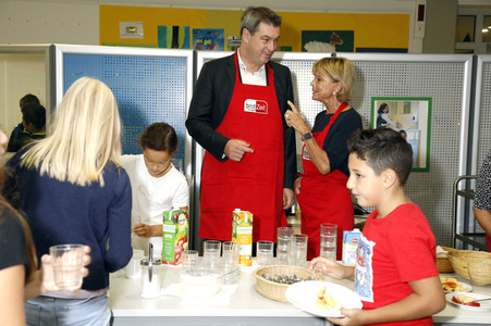Schulfrühstück der Organisation brotZeit e.V. in München