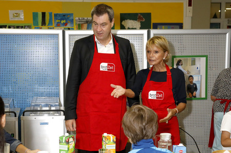 Schulfrühstück der Organisation brotZeit e.V. in München