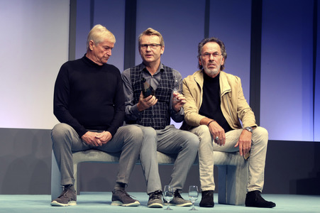 Theaterprobe 'Komplexe Väter' in Hamburg