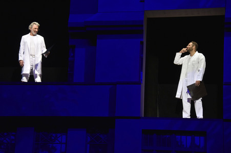 Theaterprobe 'Willkommen bei den Hartmanns' in Berlin