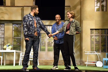 Theaterprobe 'Willkommen bei den Hartmanns' in Berlin
