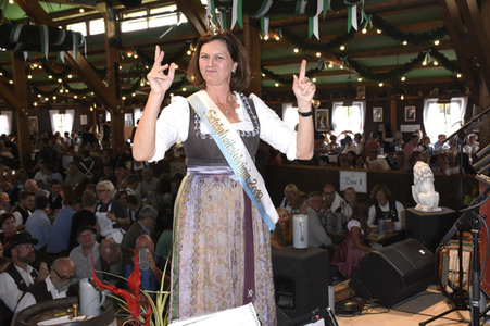 Im Volkssängerzelt bei der Eröffnung vom Oktoberfest 2018 in München