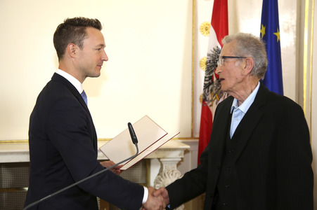 Verleihung vom Großen Österreichischen Staatspreis an Florjan Lipus in Wien