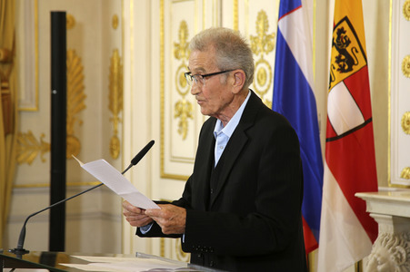Verleihung vom Großen Österreichischen Staatspreis an Florjan Lipus in Wien