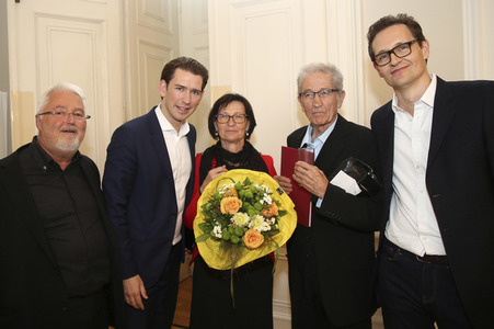 Verleihung vom Großen Österreichischen Staatspreis an Florjan Lipus in Wien