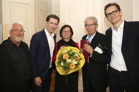 Verleihung vom Großen Österreichischen Staatspreis an Florjan Lipus in Wien