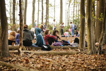 Großdemo 'Wald retten - Kohle stoppen' am Hambacher Wald
