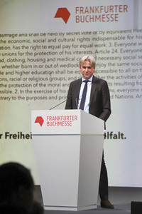 Eröffnung der Frankfurter Buchmesse 2018