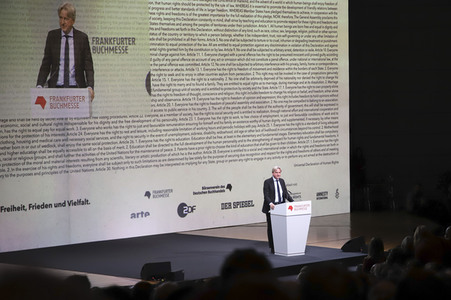 Eröffnung der Frankfurter Buchmesse 2018